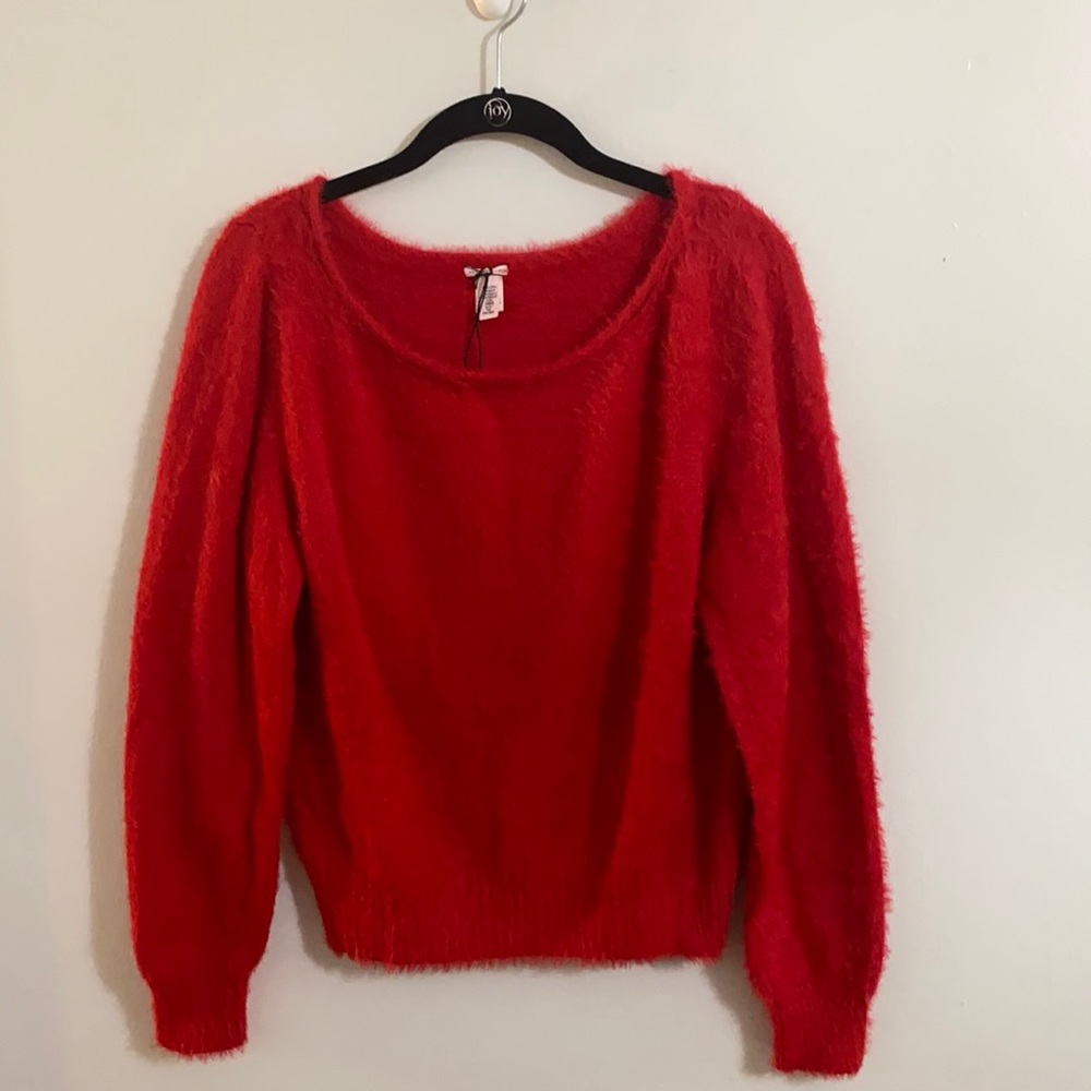 Red Victoria‘s Secret sweater